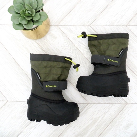 NEW! Columbia Toddler Boy's Powderbug Waterproof Winter Snow Boots SZ 5 - Picture 1 of 6